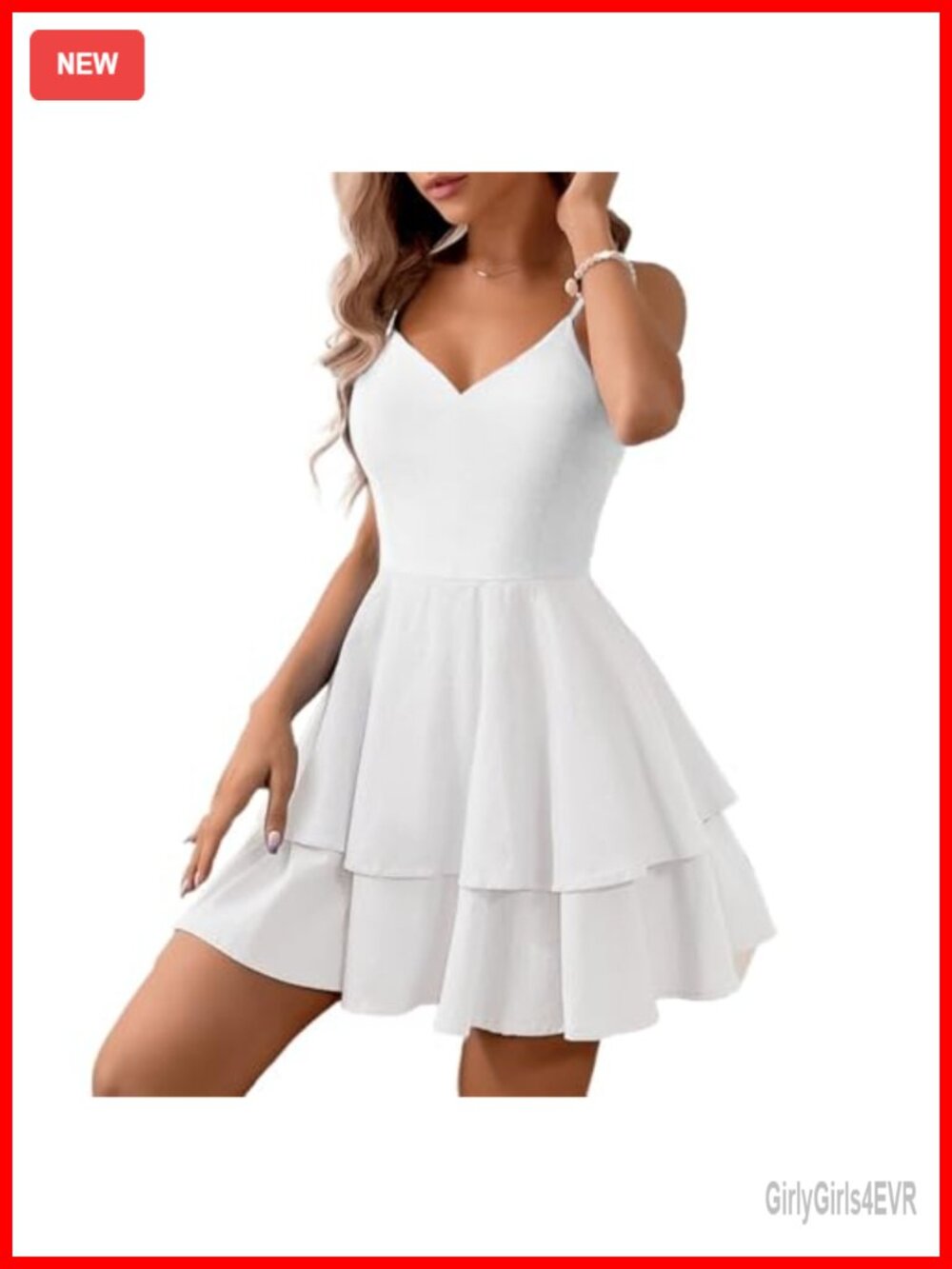 Backless Halter Mini Dress with Adjustable Bow Tie Summer V-Neck Party Dress